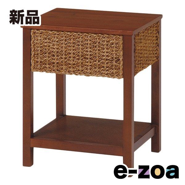 萩原 ハギハラ アジアン サイドテーブル 引き出し リゾート マホガニー 幅40×奥行35×高さ50 cm RT-1982 NA 2519823