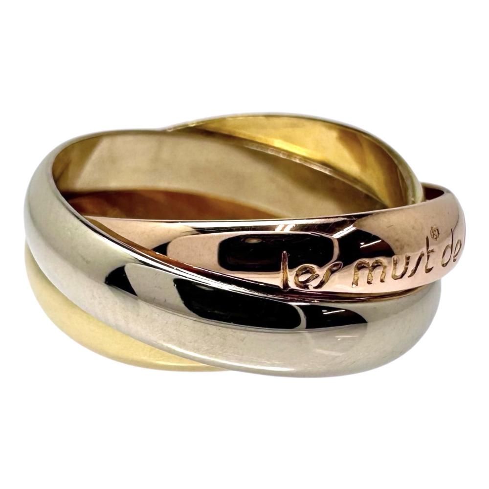 11号 【CARTIER/カルティエ】リング・指輪 トリニティ K18ゴールド 18