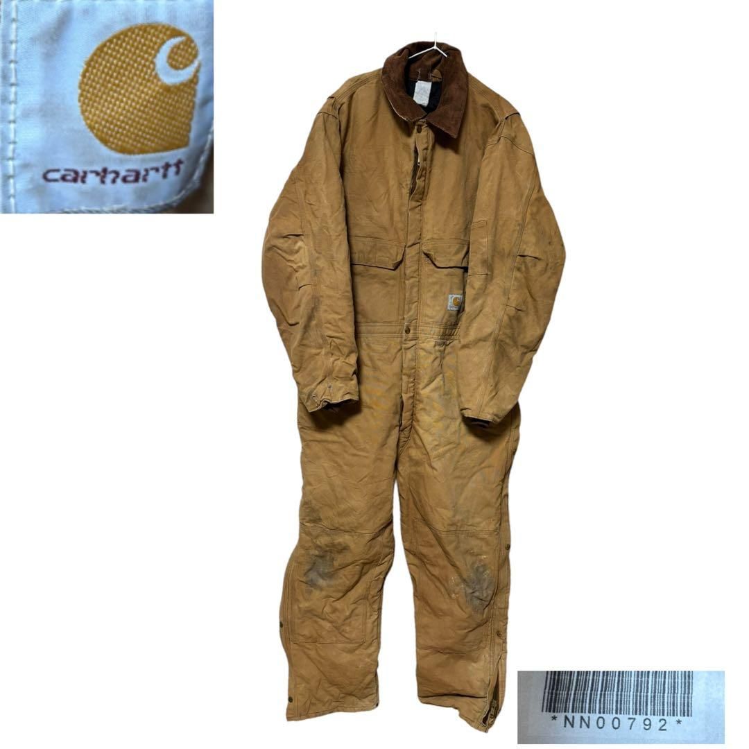 NN00792 カーハート オールイン ツナギ ダック 裏キルティング 防寒