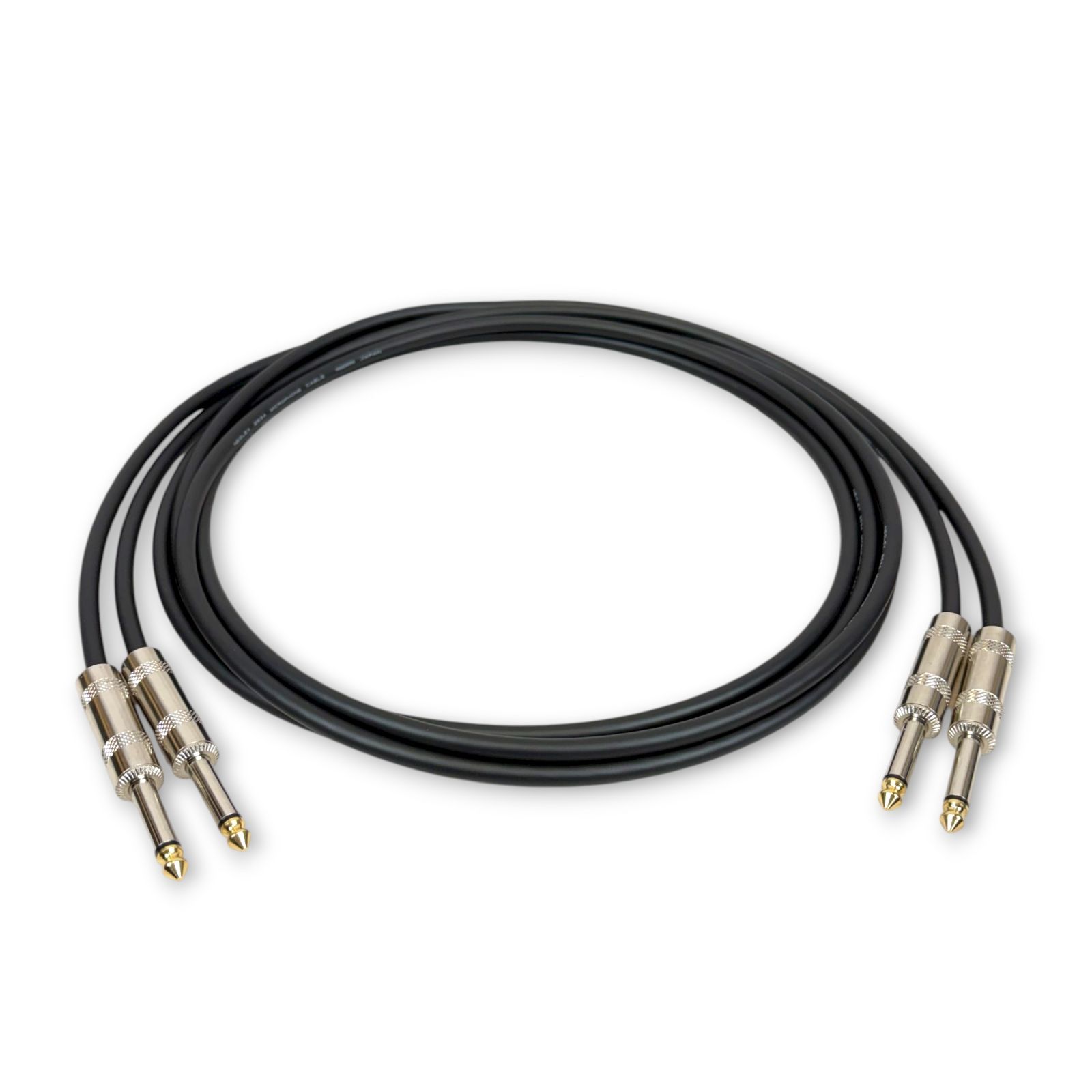 MOGAMI 2534 BLACK TS フォンケーブル ギターシールド 2m 2本セット