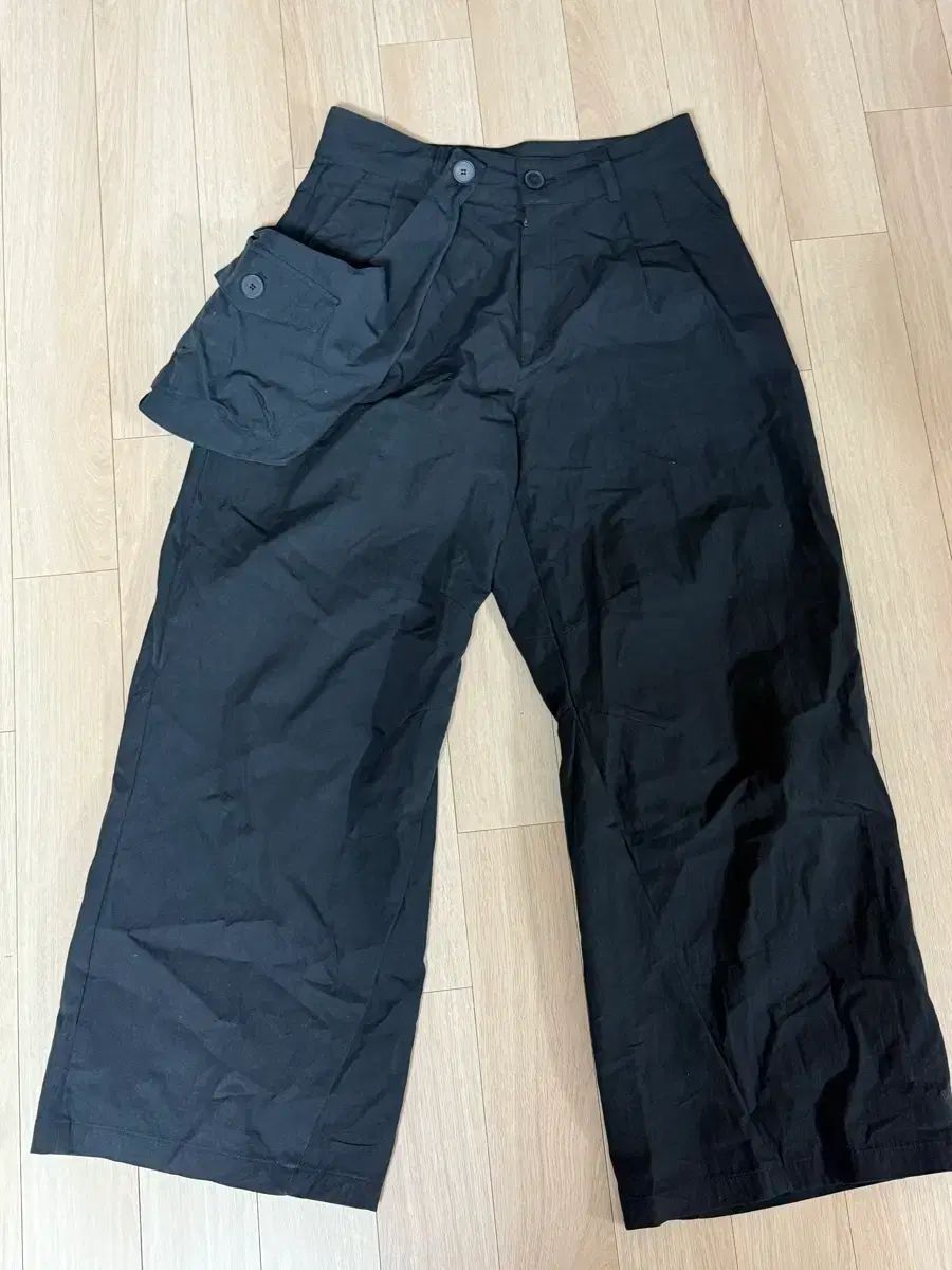 ミセキ SEOUL ソウル ワイド ブラック パンツ