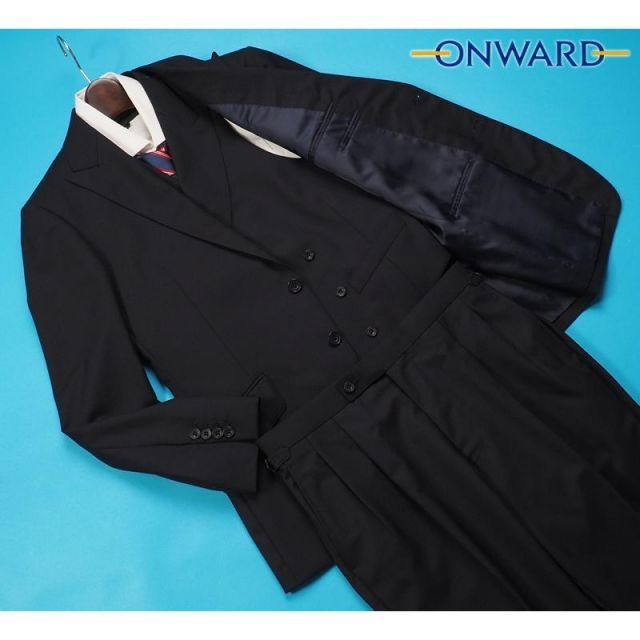 新品12.7万円 オンワード樫山 春夏 ウール100％ ソリッド無地