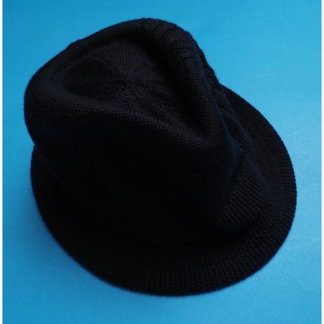 定価2万円 ARTISAN アルチザン 秋冬 ウール 編み込み ハット 帽子 F紺 09 58 XP 42