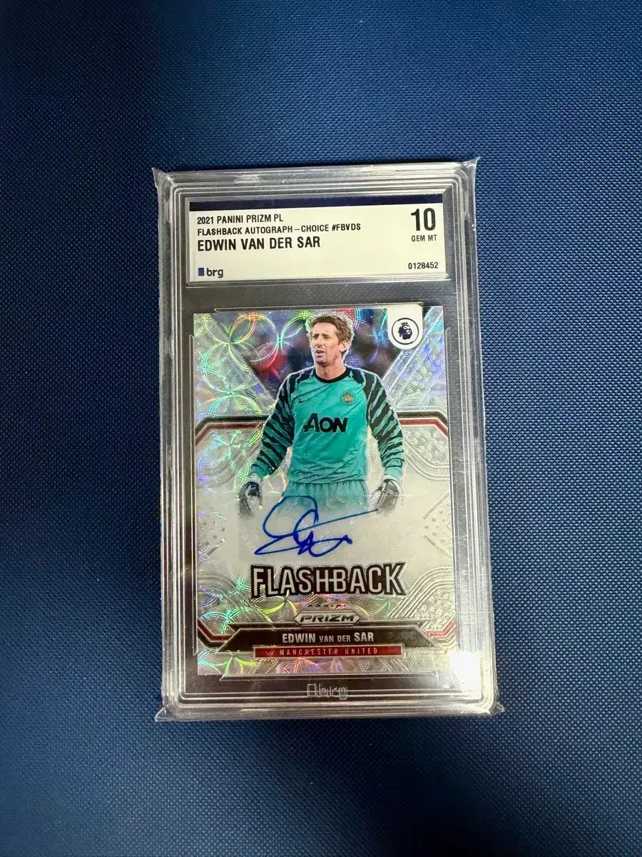 スポーツカード サッカー PANINI ファン デル サール オート BRG 10