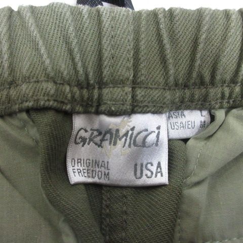  グラミチ コットンツイル クライミング パンツ L カーキ GMP 19 F 1127 アダムエロペ別注 その他 登山 クライミング用品