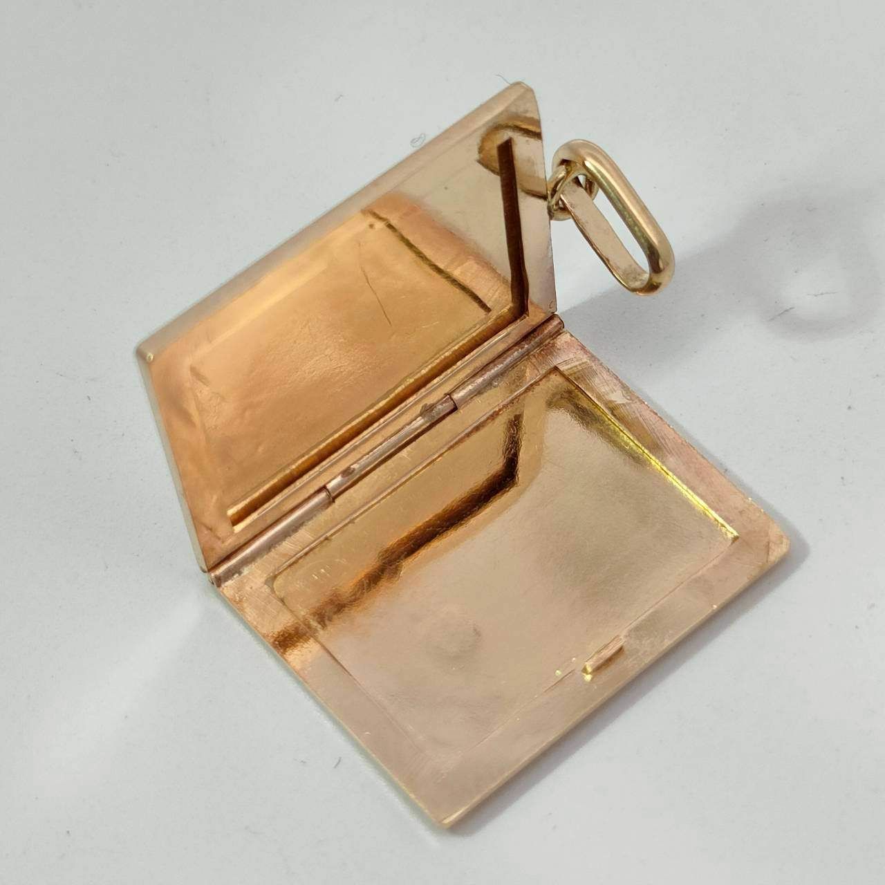 18金 K 18 島田製 ロケットペンダントトップ 男女兼用 4.98 g D 703