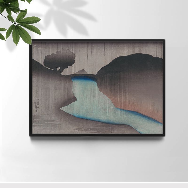 A2サイズ 歌川国芳 ポスター 雨の御茶ノ水 浮世絵 風景画 日本画 和風