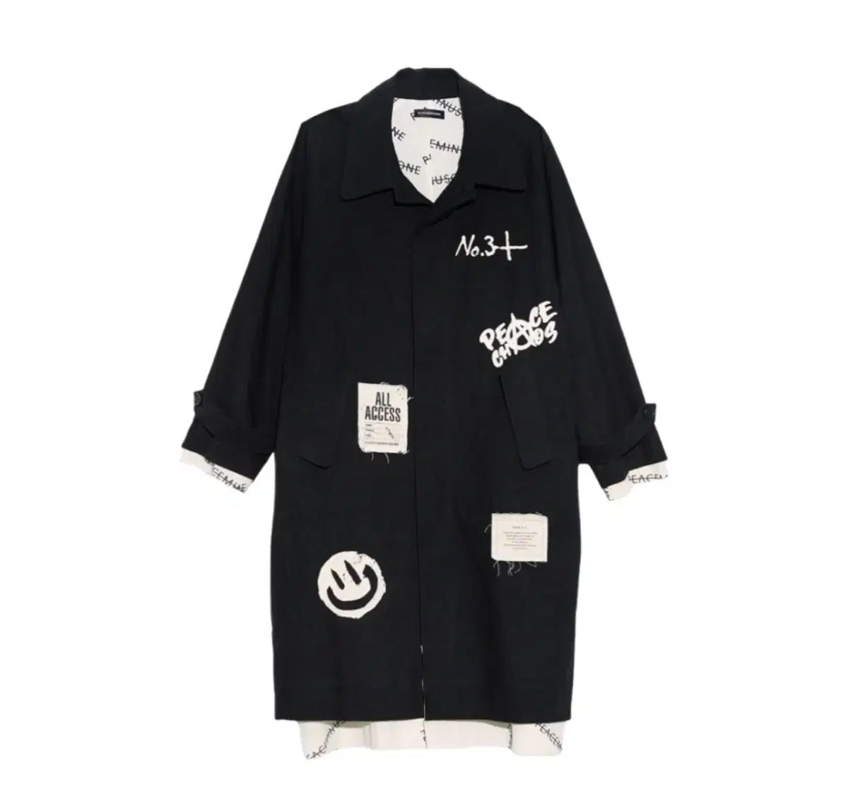 ピースMYインナーONE 1 コート ブラック