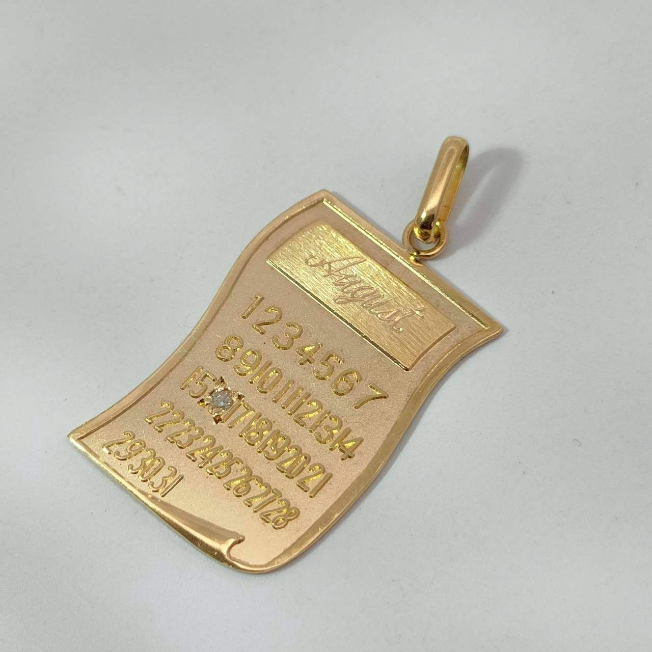 18金 K 18 ダイヤ0 001 ct カレンダーデザイン August 男女兼用 1 88 g D 704