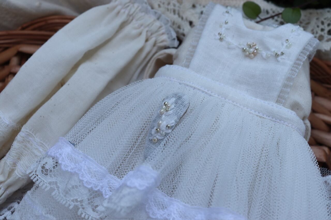 刺繍のお洋服set