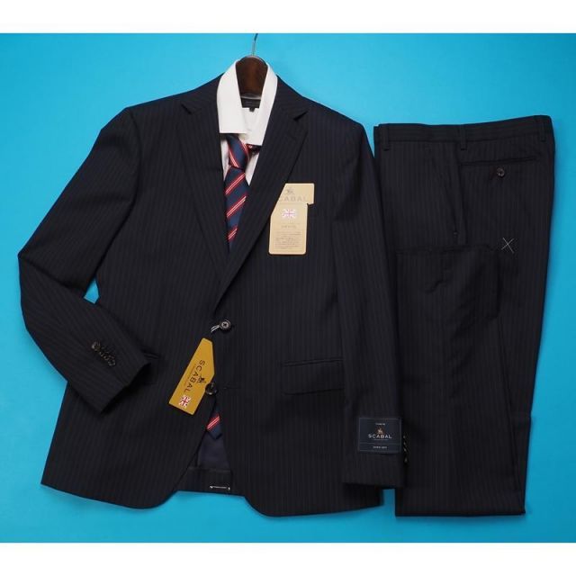 新品20.6万円 大手百貨店扱い 春夏 日本製『Scabal スキャバル 英国製