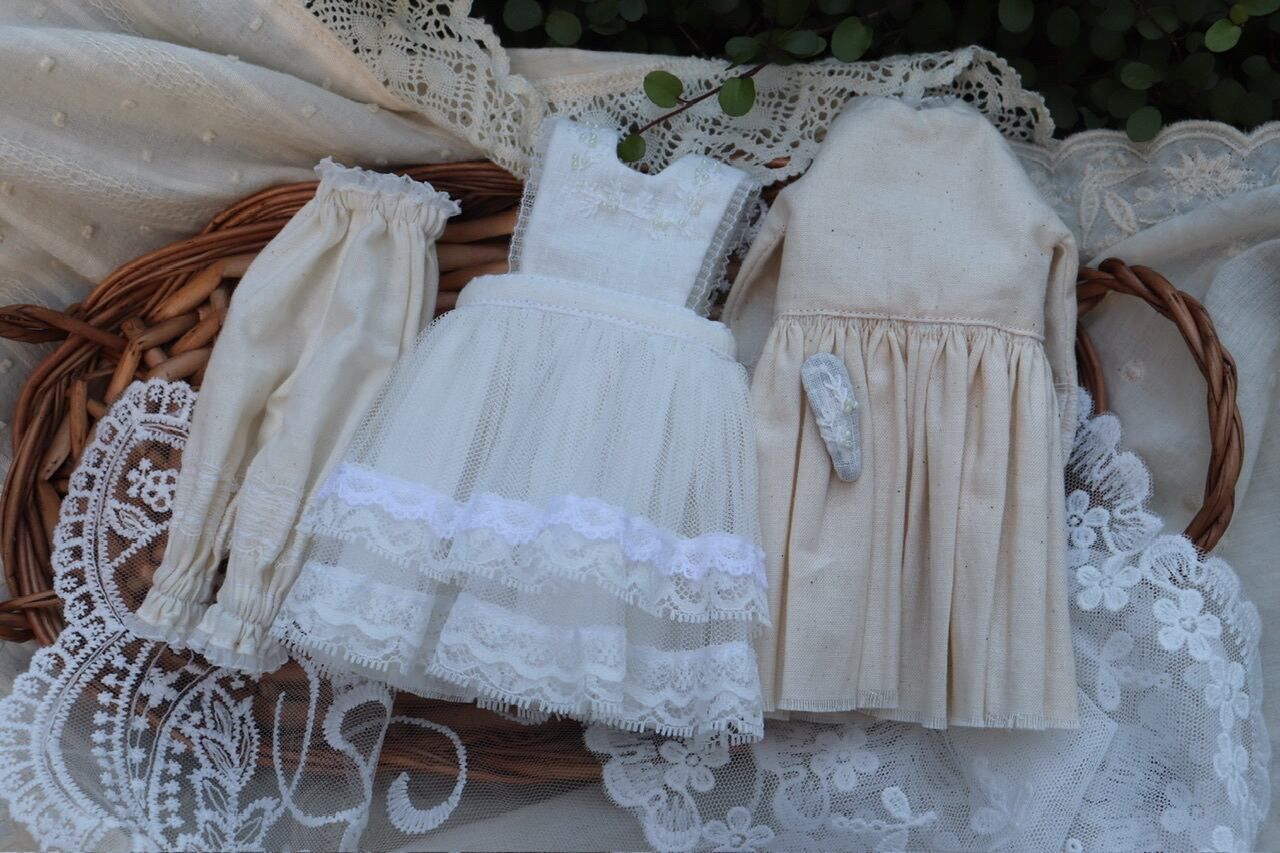 刺繍のお洋服set