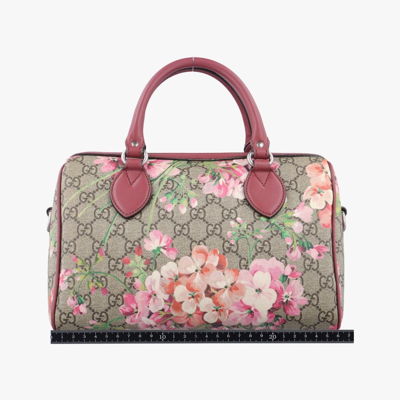 グッチGucciGGスプリーム ベージュ×マルチカラー PVCコーティングキャンバス×レザー 409529