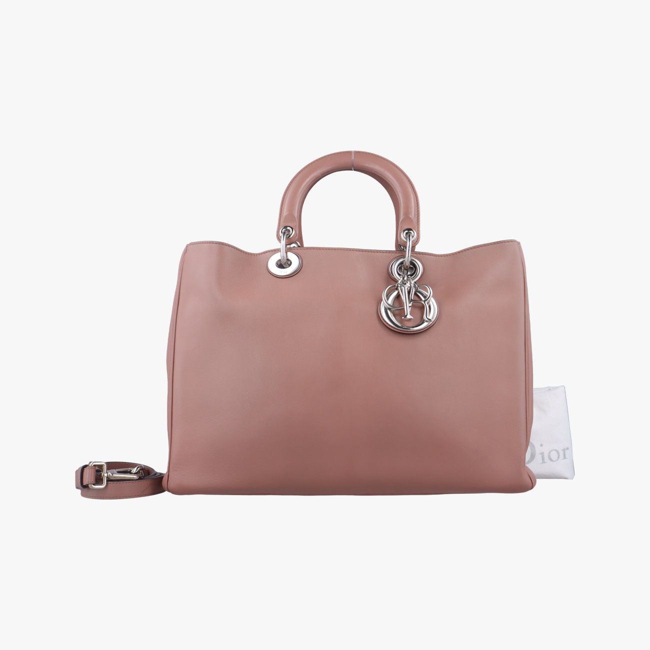 クリスチャンディオールChristian Diorディオリッシモ ブラウン × パープル レザー 09-MA-1101