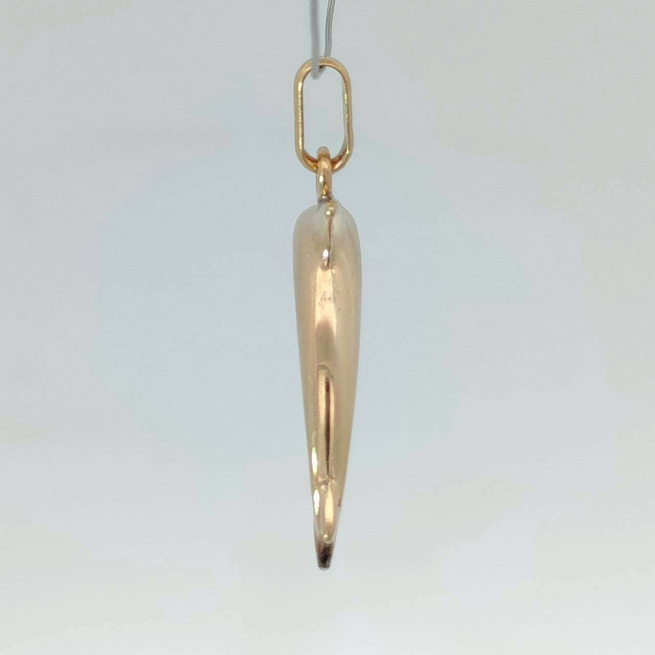 18金 K18 イルカデザイン ネックレストップ 男女兼用 0.54g D709 