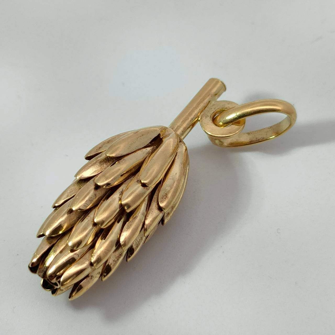 18金 K 18 ウノアエレ デザインネックレストップ 男女兼用 3 g D 706