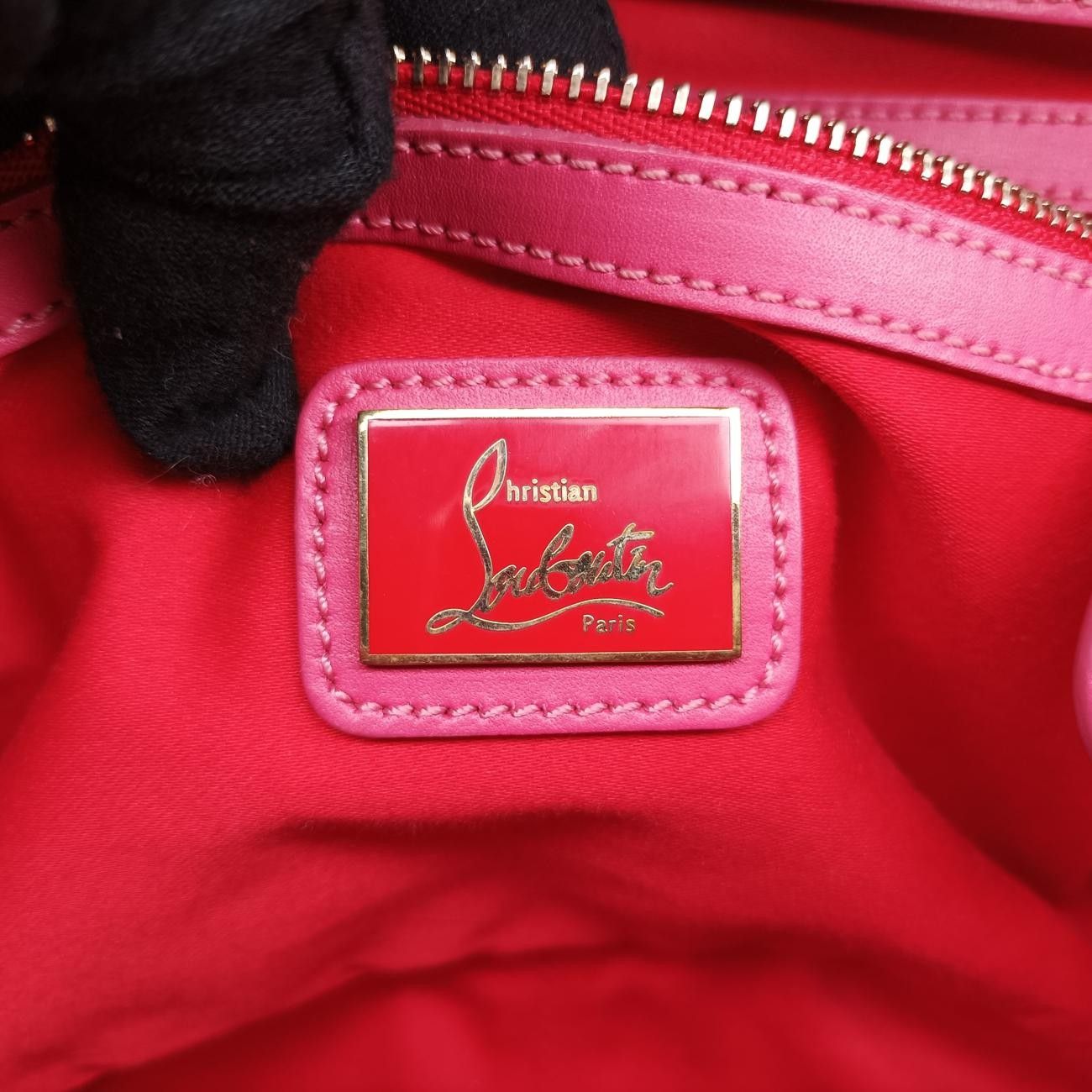 レッド PVCコーティングキャンバス×パテント