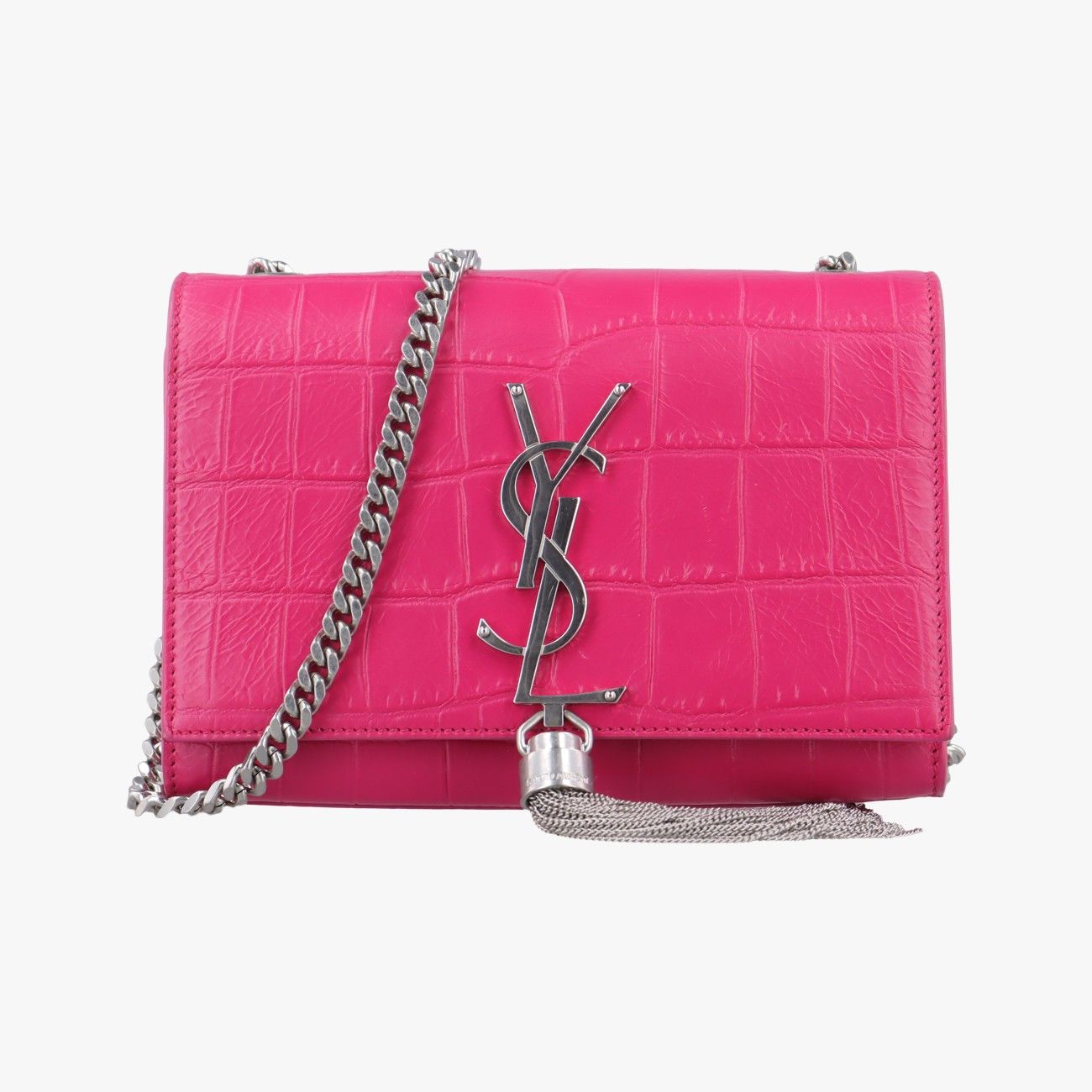 イヴサンローランYves Saint Laurentケイト ピンク レザー 354120 0416