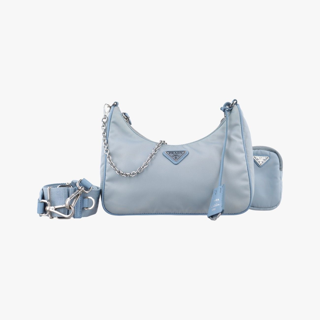 プラダPradaリエディション 2005 リナイロン ブルー ナイロン 1 BH 204 31 A 3