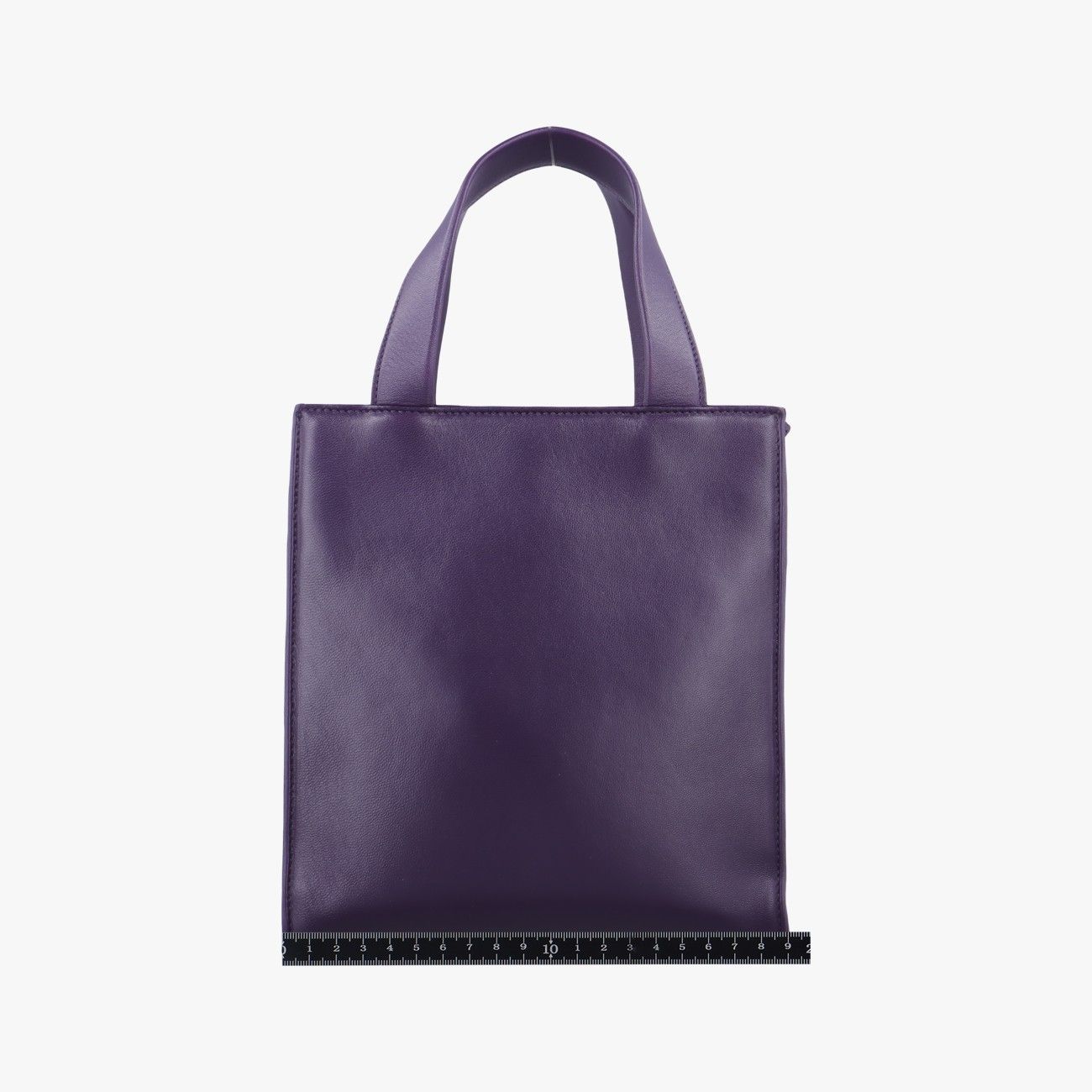 プラダPradaトライアングルロゴ パープル ナッパレザー 1 BG 418 31|V