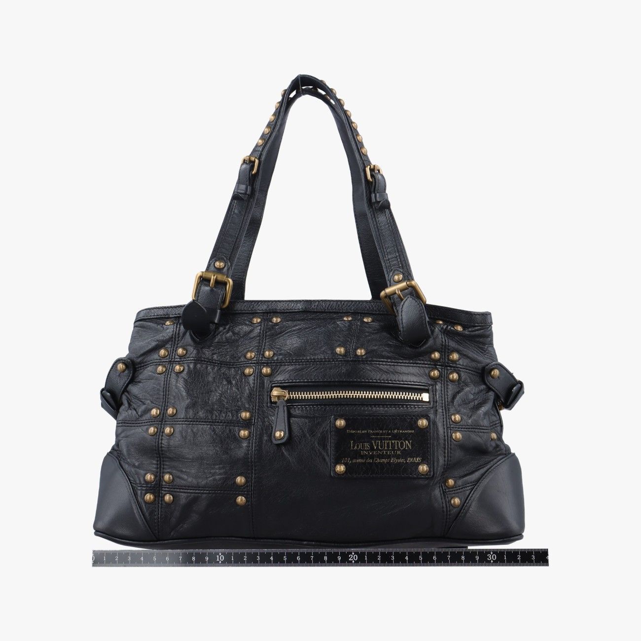 ルイヴィトンLouis Vuitton 2007年クルーズ コレクション リベット ノワール レザー M 95346 RC 1026