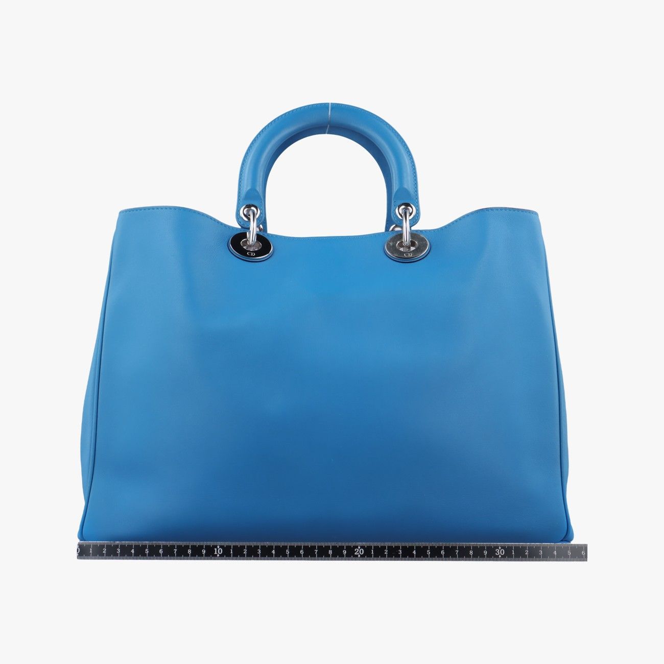 クリスチャンディオールChristian Diorディオリッシモ ブルー レザー 09-MA-1102