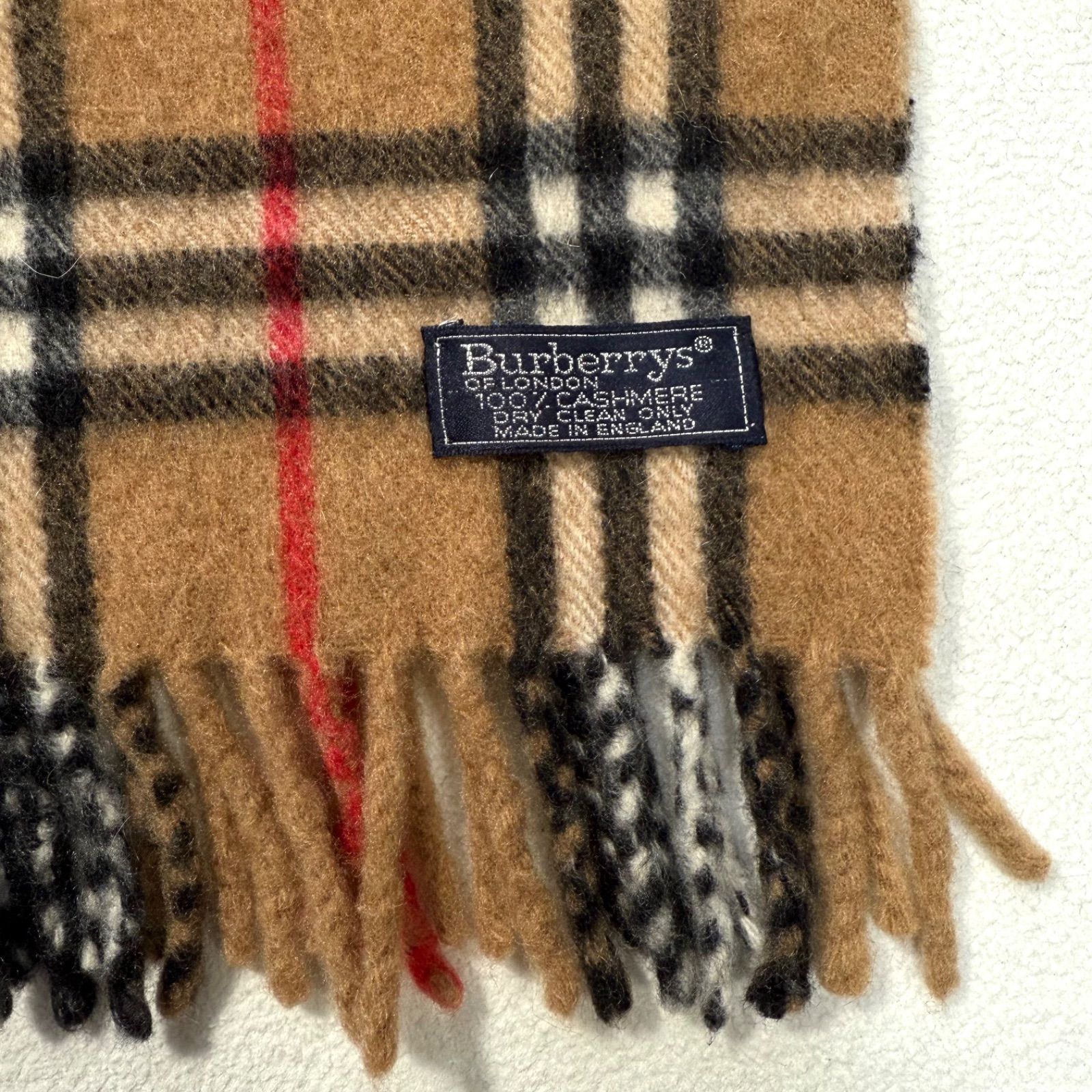 バーバリー カシミヤ ベージュ 英国製 ノバチェック マフラー Burberrys cashmere nova check カシミア