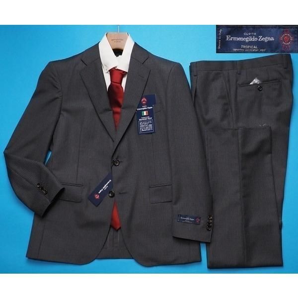 Ermenegildo Zegna ゼニア ストライプ ウールセットアップスーツ 新品17.3万円 大手百貨店扱い 春夏『Ermenegildo Zegna ゼニア