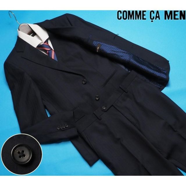 新品サンプル定価13万円 COMME CA MEN コムサメン ウールシルク