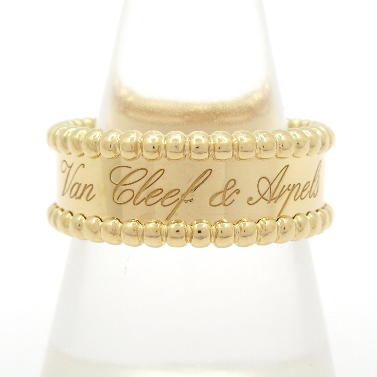 Van Cleef Arpels ヴァンクリーフ アーペル リング 55 ペルレシニアチュール K 18 YG
