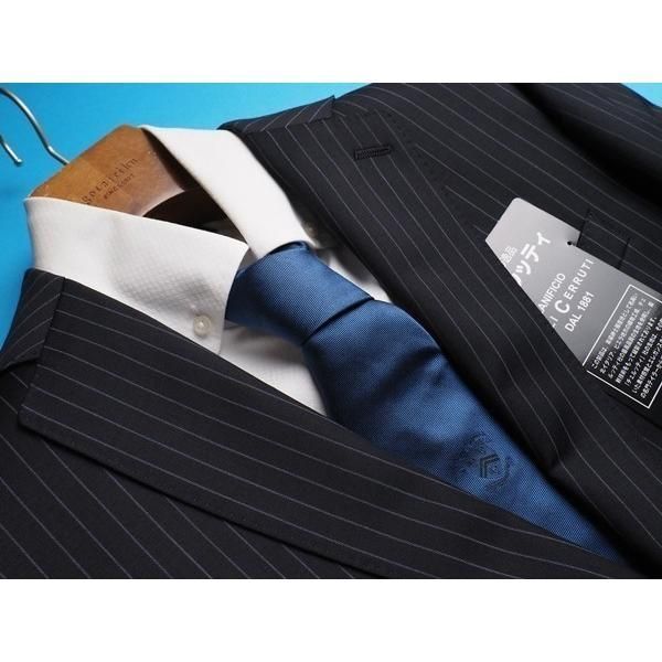 新品10.8万円 大手百貨店扱い 日本製 秋冬『CERRUTI チェルッティ 伊製