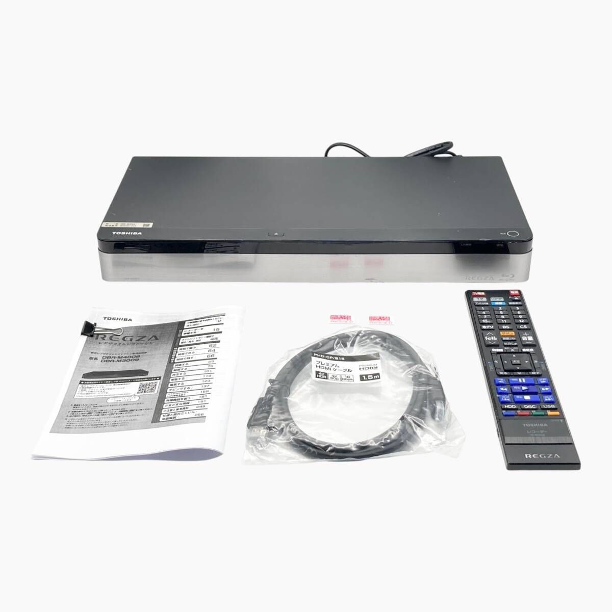 TOSHIBA 東芝 REGZA DBR M 3009 251241