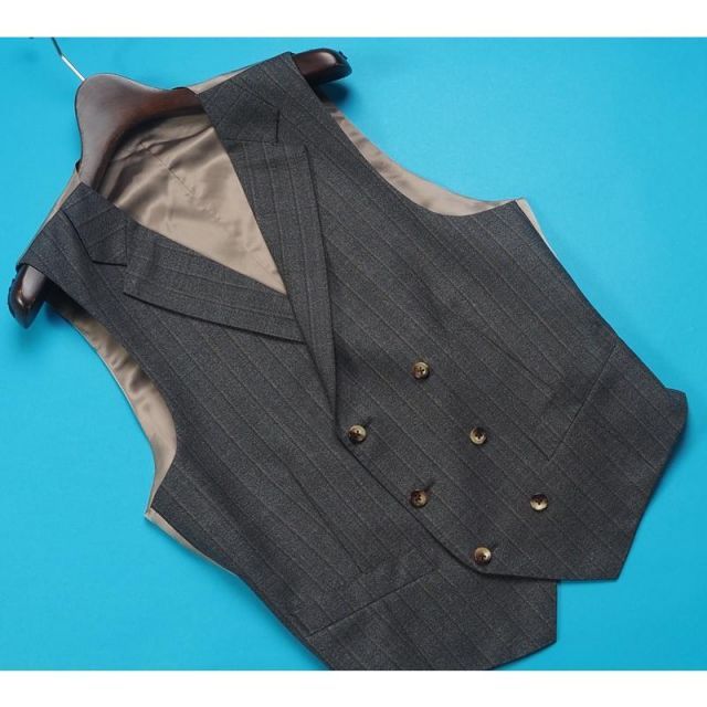 麻布テーラー　スーツセットアップ　3ピース　イタリア製高級生地ゼニヤ 新品サンプル azabu tailor 麻布テーラー 秋冬『Ermenegildo Zegna