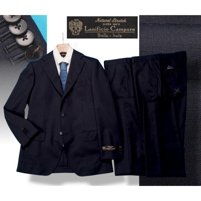 新品訳 大手スーツ専門店展開 春夏『Lanificio CAMPORE イタリア製生地