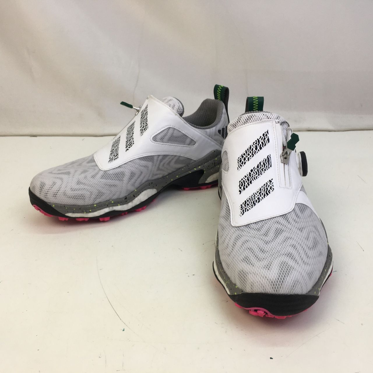 01 w-3051 adidas アディダス コードカオス ボア 25 Codechaos Boa 27.5 cm IG 8705 ゴルフシューズ スパイクレス 箱無し 品