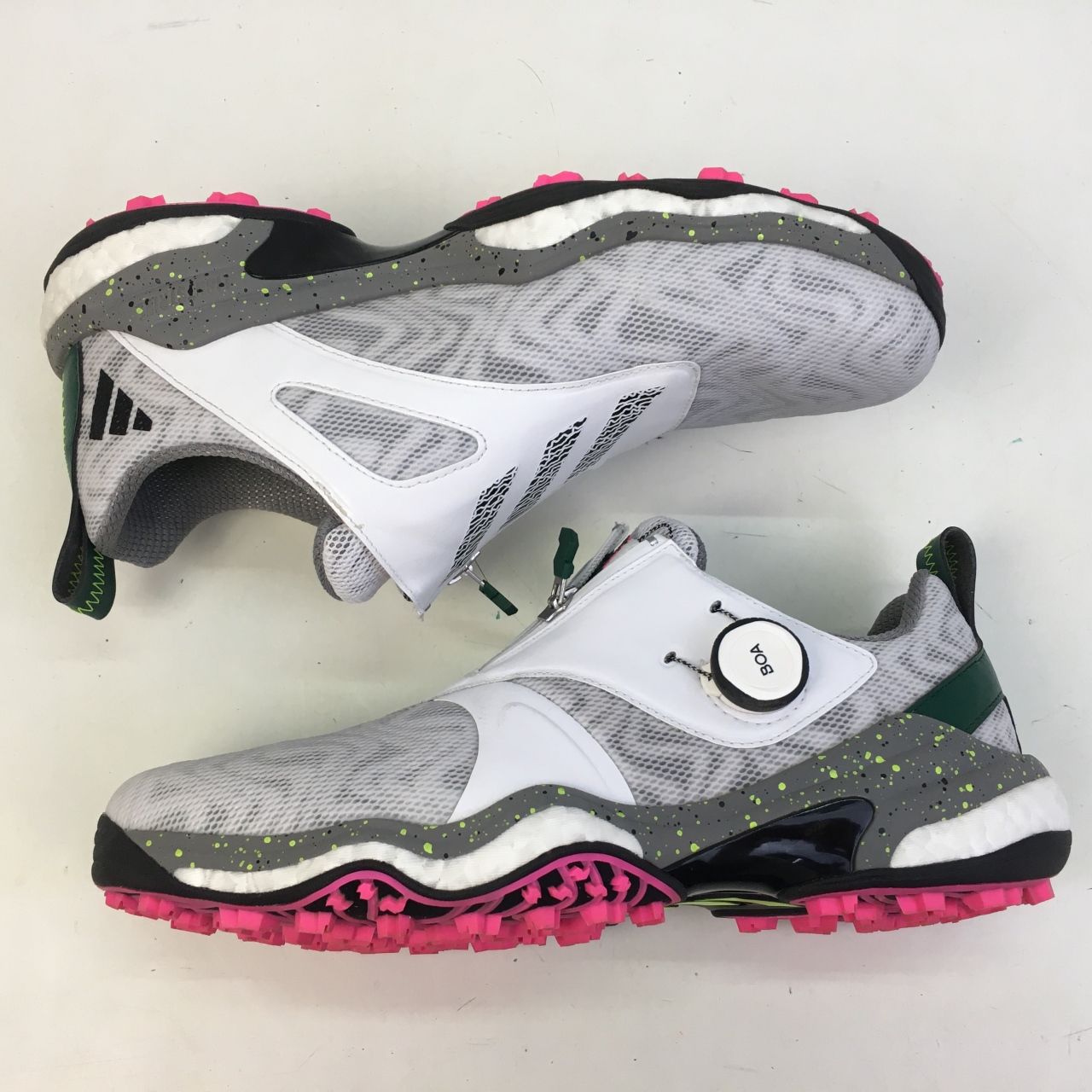 01 w-3051 adidas アディダス コードカオス ボア 25 Codechaos Boa 27.5 cm IG 8705 ゴルフシューズ スパイクレス 箱無し 品