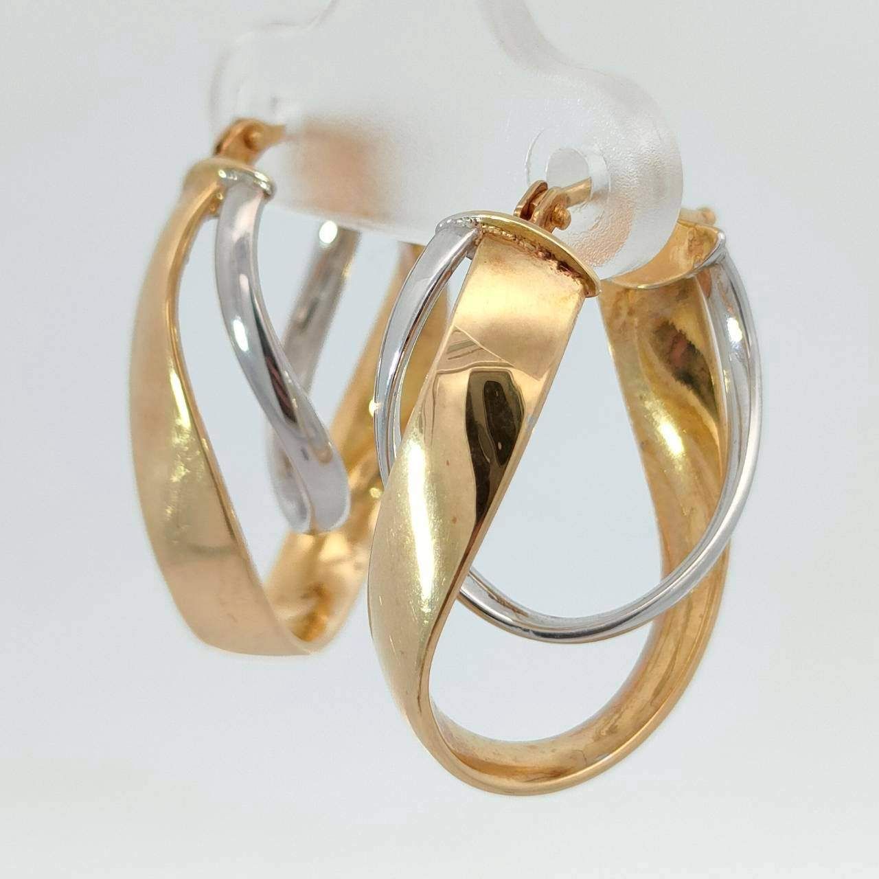 18金 K 18 デザインピアス レディース 3.68 g D 715