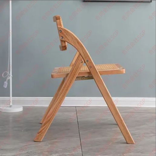 大好評☆折りたたみ椅子 ラタン家具 職人手作り 籐編み 天然木 籐家具