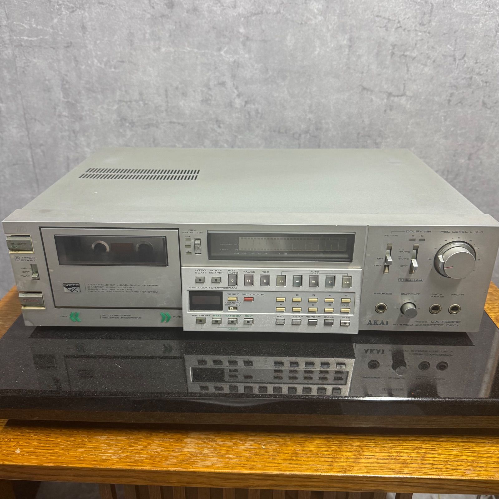 名機 AKAI GX-F66RC カセットデッキ ｜ガラスヘッド搭載 高音質デッキ