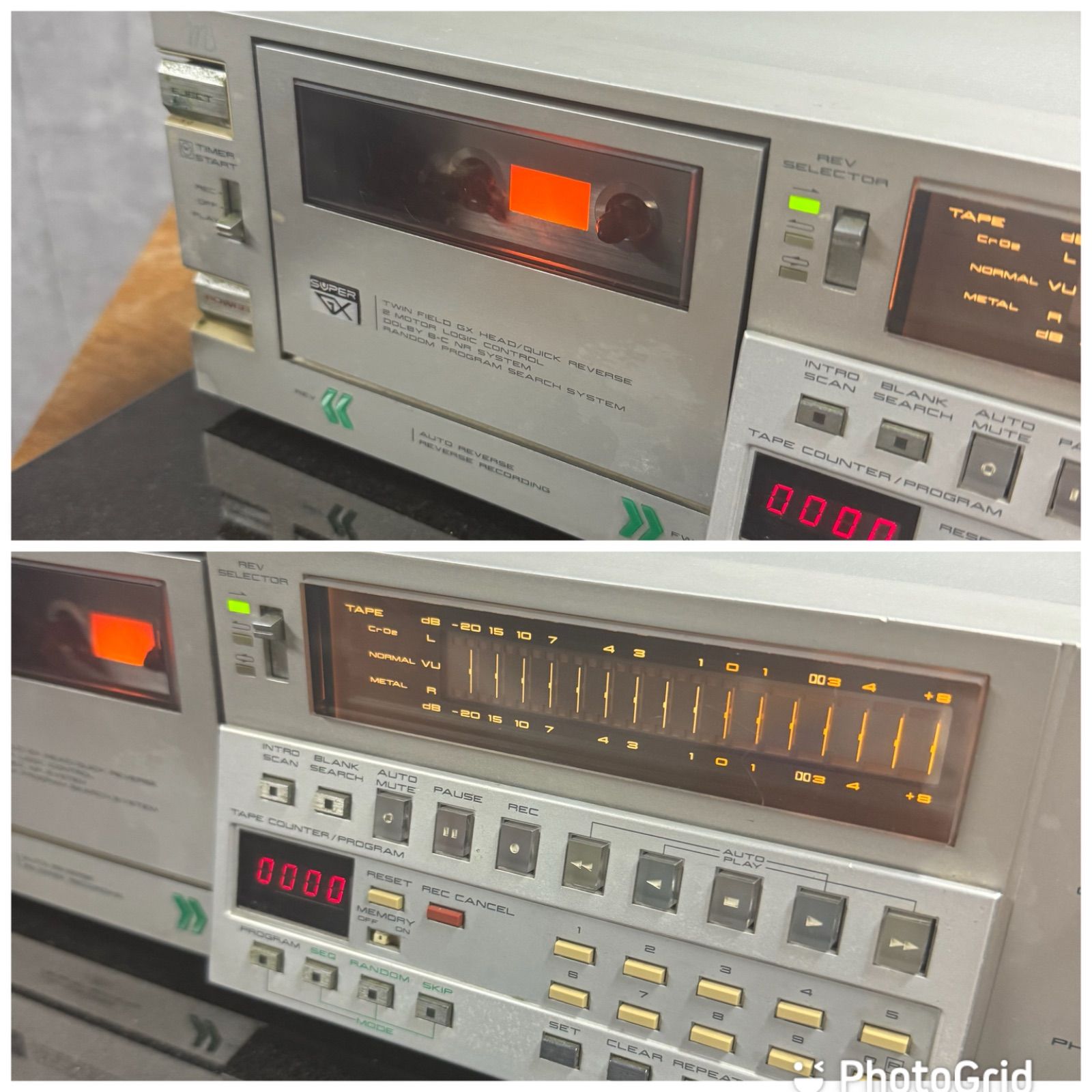 名機 AKAI GX-F66RC カセットデッキ ｜ガラスヘッド搭載 高音質デッキ