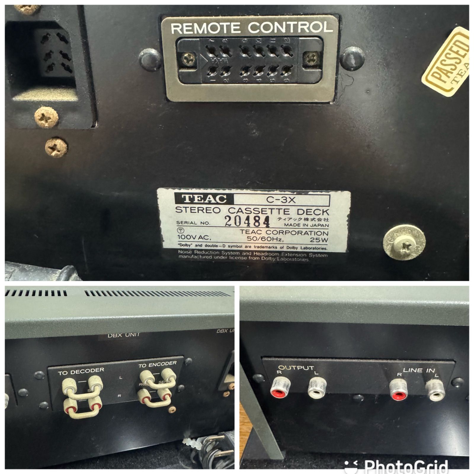 銘機】TEAC C-3X 名機カセットデッキ｜高音質モデル 3ヘッドシングル