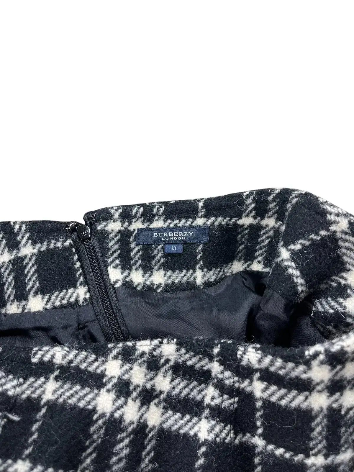 BURBERRY ウール チェックパターン スカート