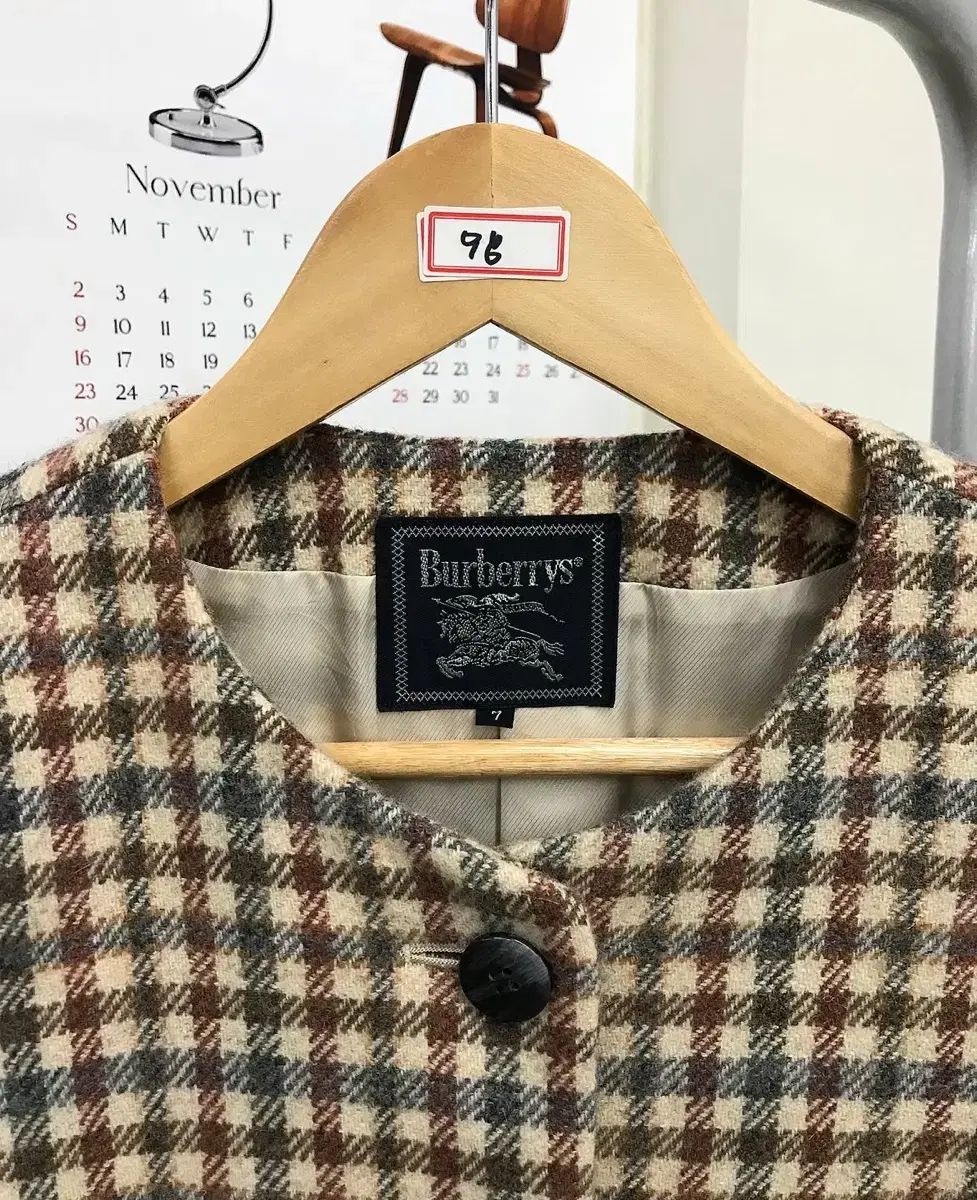 Burberrys バーバリー ウールカシミヤ ツイードジャケット チェック バーバリー チェック ラウンド ウール ツイード ジャケット - メルカリ