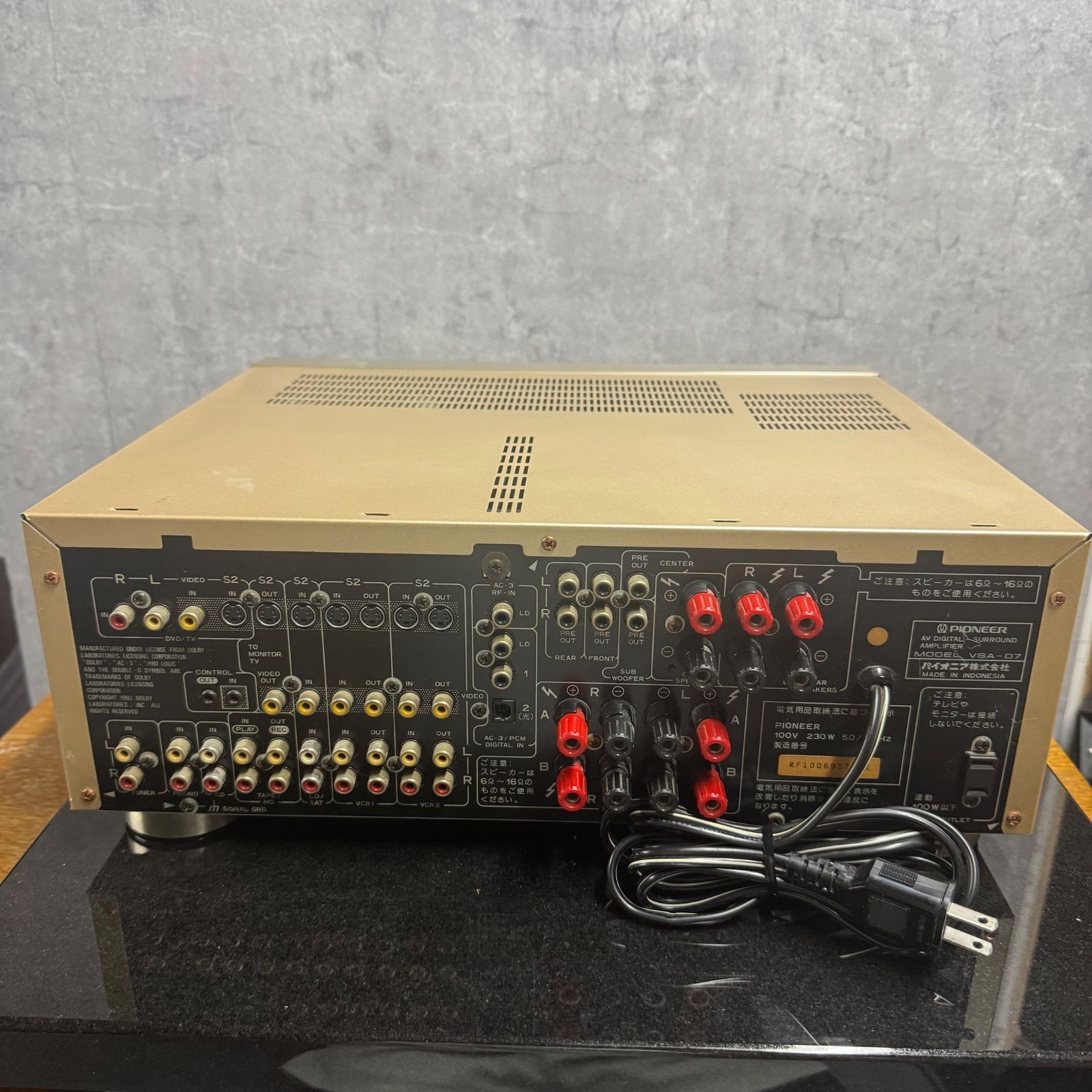 迫力の重低音 PIONEER パイオニア VSA-D7 高音質 AVアンプ｜迫力