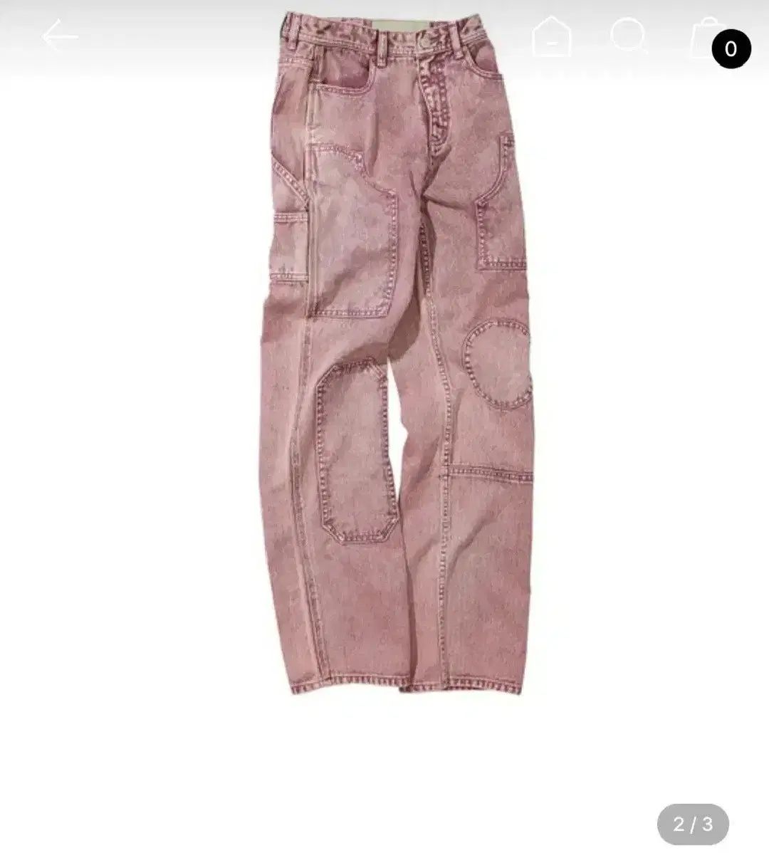 アンダースンベル オーバ ダイド バウハウス パッチ パンツ