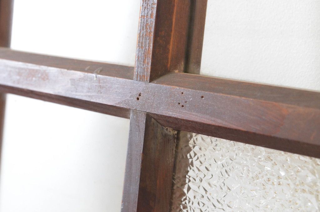 幅広ガラス戸 アンティーク建具