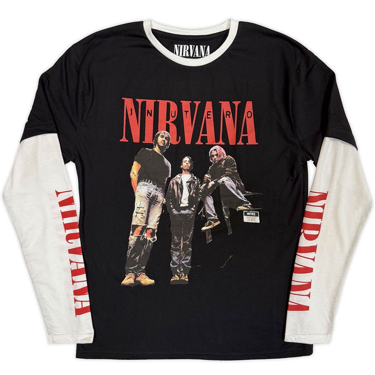 新品 正規品 NIRVANA ニルヴァーナ ロングTシャツ ロンT カート 