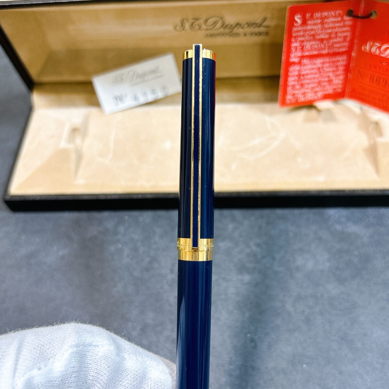 S.T.Dupont デュポン クラシック ローラーボール 本漆 ブルーラッカー