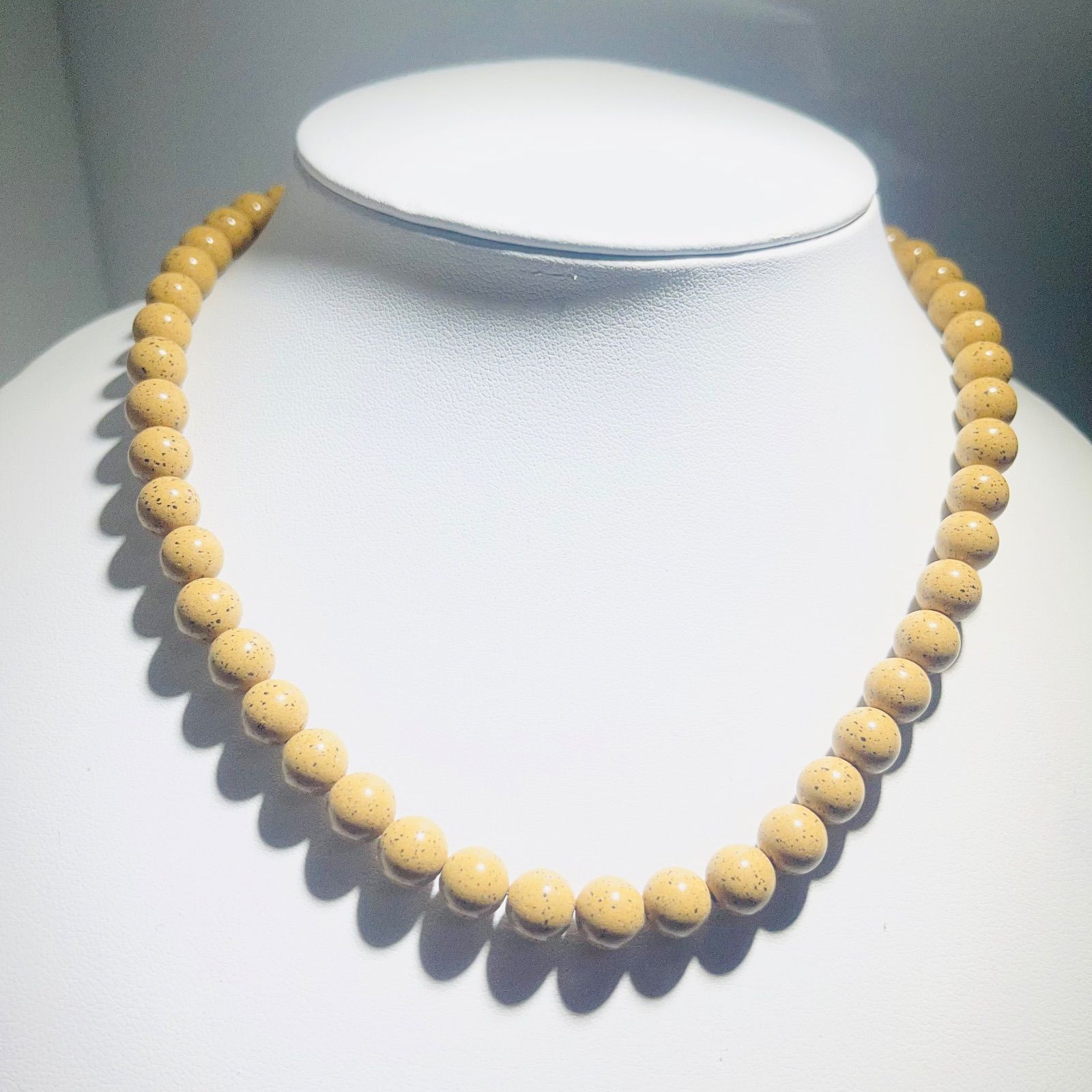 北投石茶ネックレスNO25-2413 北投石茶ネックレスNO25-2413 - メルカリ