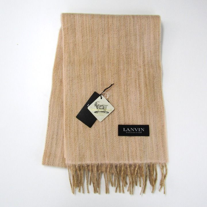 ランバン collection ♥ マフラー カシミヤ ブランド レディース ベージュ LANVIN
